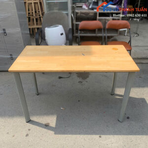 Bàn Làm Việc Cũ 1M2x60CM Khung Sắt Giá Rẻ