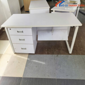 Bàn Làm Việc Cũ 1M4x70CM Kèm Tủ Hồ Sơ Tiện Lợi