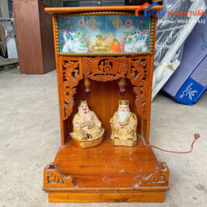 Bàn Thờ Ông Địa Cũ Thiết Kế Trang Nghiêm Đẹp Mắt