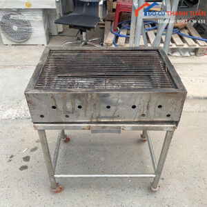 Bếp Nướng Than Cũ Inox Chân Cao Chắc Chắn
