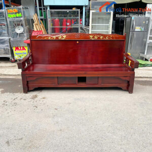 Ghế Gỗ Trường Kỷ Cũ 1Mx2M Đa Năng Giá Tốt
