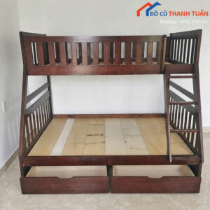 Giường Cũ 2 Tầng Có Hộc Kéo Tiện Lợi Giá Rẻ