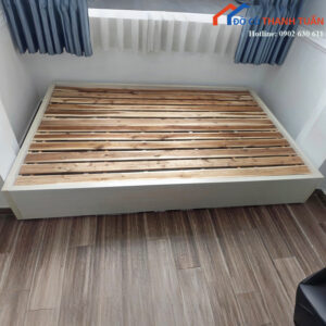 Giường Ngủ Cũ Kiểu Tối Giản Phù Hợp Căn Hộ, Phòng Trọ