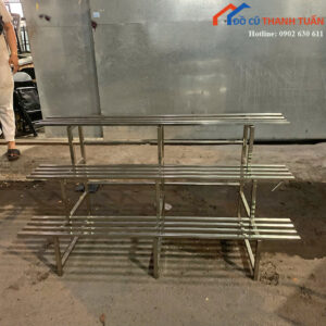 Kệ Inox Cũ 3 Tầng Chắc Chắn Đa Năng Giá Tốt