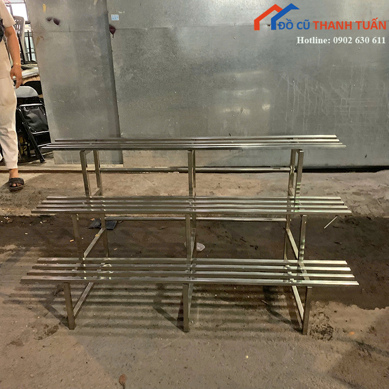 ke-inox-cu-3-tang-chac-chan-da-nang-gia-tot-1 Kệ Inox Cũ 3 Tầng Chắc Chắn Đa Năng Giá Tốt