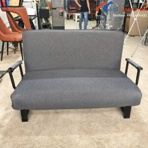 Sofa Bed Cũ 1M2x1M9 Màu Xám Gấp Gọn Tiện Dụng