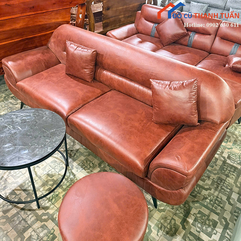 sofa-boc-da-thiet-ke-bo-cong-sang-trong-moi-99-2 Thanh Lý Đồ Nội Thất Cũ - Chuyên Mua Bán Bàn Ghế Cũ Giá Tốt Nhất
