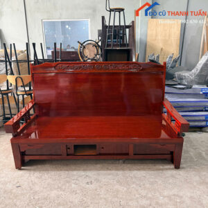 Trường Kỷ Gỗ Quỷnh 1M2 Chạm Khắc Đẹp Giá Tốt Mới 99%