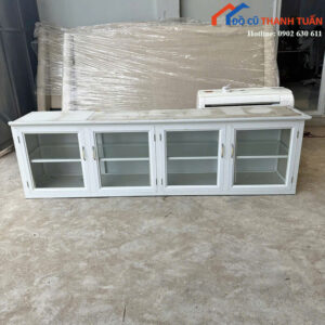 Tủ Bếp Treo Tường Cũ 2M12x60CM Khung Nhôm