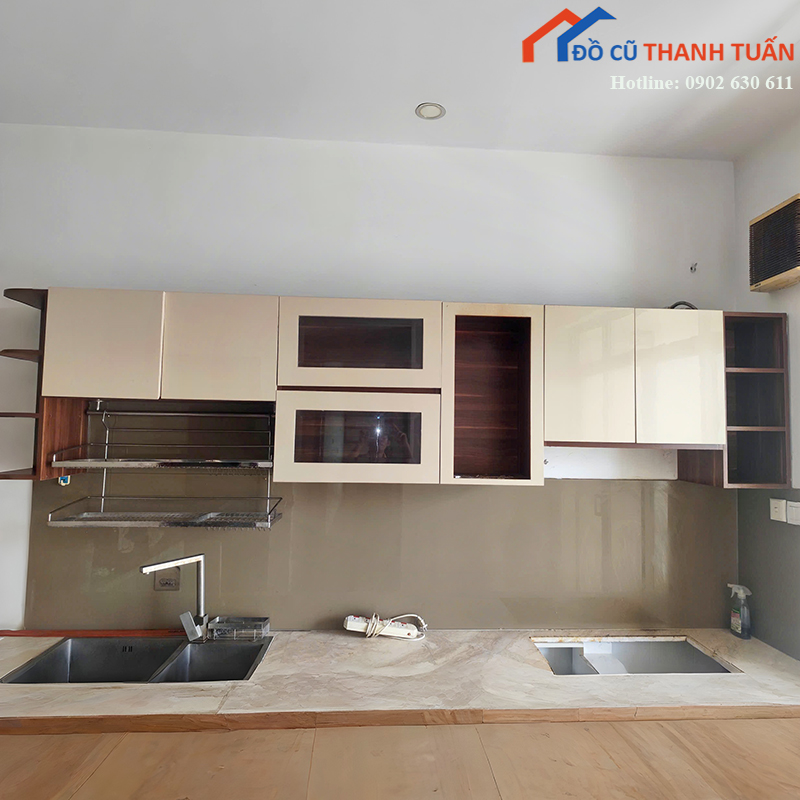 tu-bep-treo-tuong-cu-3m1x70cm-nhieu-ngan-thiet-ke-hien-dai-1 Tủ Bếp Treo Tường Cũ 3M1x70CM Nhiều Ngăn Thiết Kế Hiện Đại