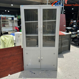 Tủ Hồ Sơ Cũ 2 Cánh Nhiều Ngăn Lưu Trữ Tiện Lợi