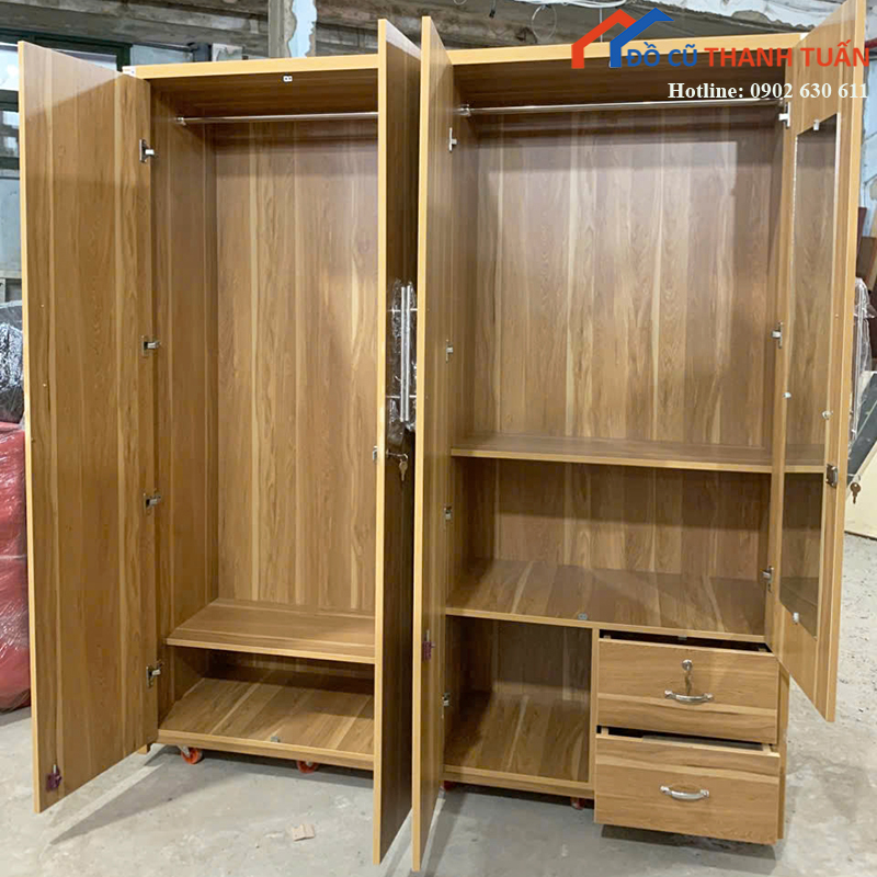 tu-quan-ao-phu-melanie-1m8x2m-dep-sang-trong-moi-99-3 Thanh Lý Đồ Nội Thất Cũ - Chuyên Mua Bán Bàn Ghế Cũ Giá Tốt Nhất