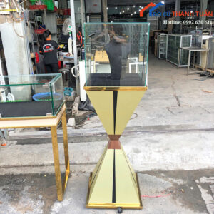 Tủ Trưng Bày Cũ 40CMx1M Mặt Kính Vuông