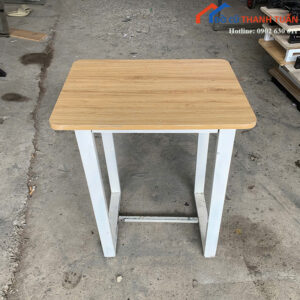 Bàn Cafe Cũ 60CMx40CM Mặt Gỗ Nhỏ Gọn