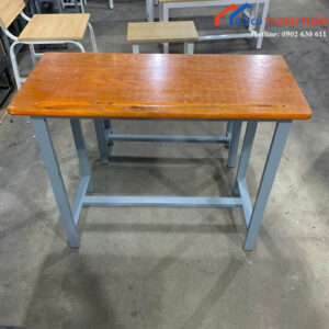 Bàn Ghế Học Sinh Cũ 90CMx40CM Khung Sắt Chất Lượng