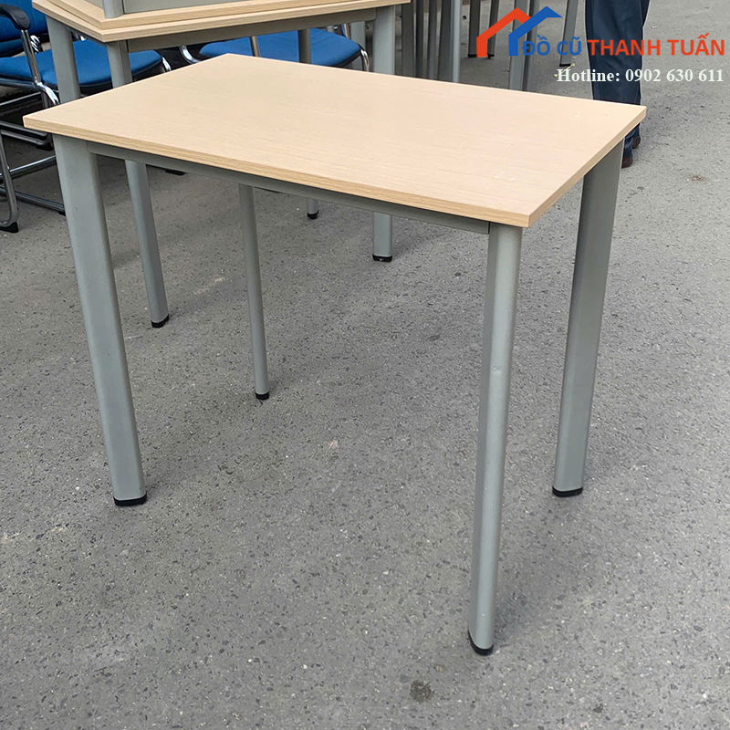 ban-hoc-cu-80cmx50cm-chan-sat-mat-go-ben-dep-2 Bàn Học Cũ 80CMx50CM Chân Sắt Mặt Gỗ Bền Đẹp