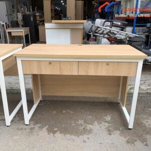Bàn Làm Việc Cũ 1M2x60CM Có Hai Hộc Kéo Nhỏ Gọn