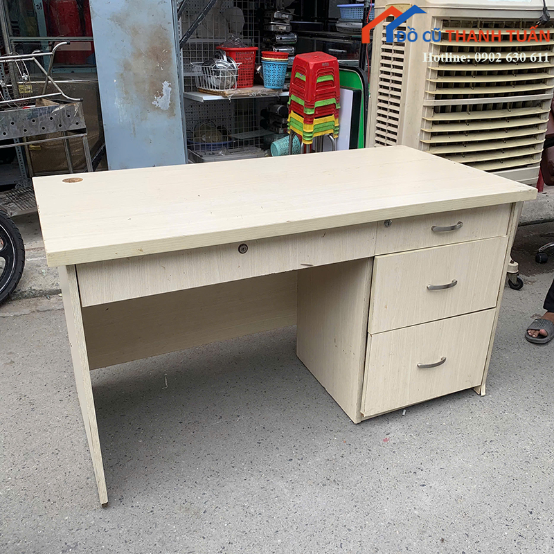 ban-lam-viec-cu-1m4x60cm-mau-sang-gia-tot-3 Bàn Làm Việc Cũ 1M4x60CM Màu Sáng Giá Tốt