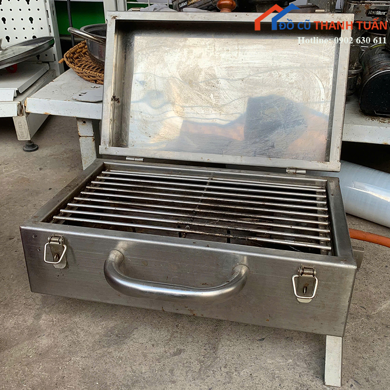 bep-nuong-than-cu-bang-inox-dang-hop-co-nap-3 Bếp Nướng Than Cũ Bằng Inox Dạng Hộp Có Nắp