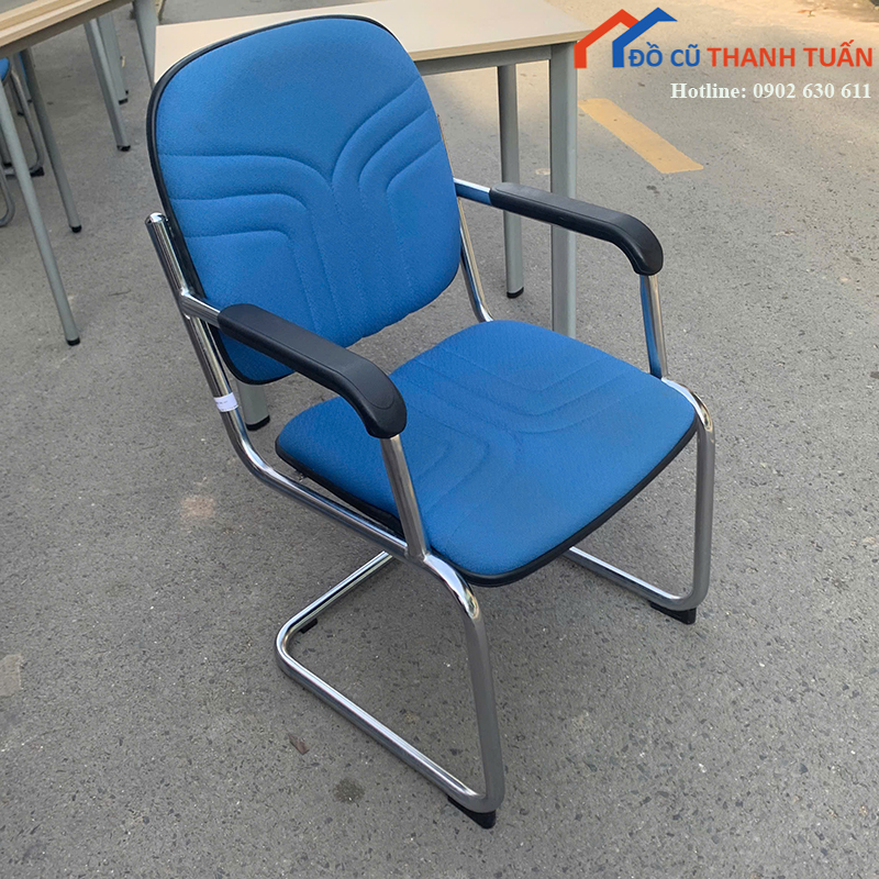 ghe-chan-quy-cu-boc-ni-xanh-tay-tua-chac-chan-2 Ghế Chân Quỳ Cũ Bọc Nỉ Xanh Tay Tựa Chắc Chắn-GVPC459.1