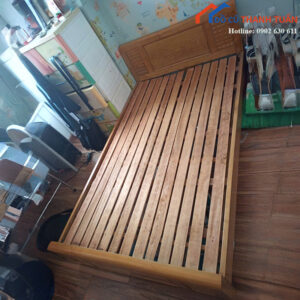 Giường Ngủ Cũ 1M2x2M Gỗ Tự Nhiên Chắc Chắn