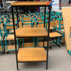Kệ Trang Trí Cũ 3 Tầng Thiết Kế Nhỏ Gọn Dễ Bố Trí