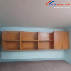 Kệ Treo Tường Cũ 2M85x82CM Màu Vân Gỗ Hiện Đại
