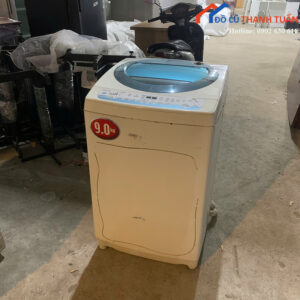Máy Giặt Cũ 9kg Lồng Đứng Màu Trắng