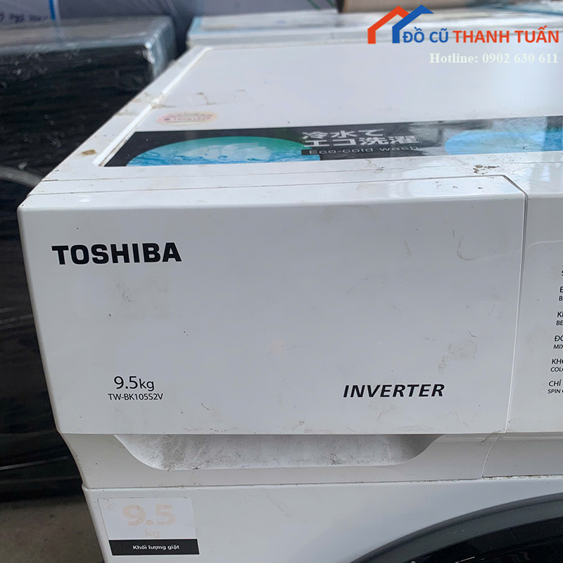 may-giat-toshiba-cu-9-5kg-inverter-long-ngang-tien-dung-4 Máy Giặt Toshiba Cũ 9.5kg Inverter Lồng Ngang Tiện Dụng