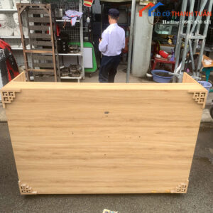 Quầy Thu Ngân Cũ 1M6 Màu Vân Gỗ Sáng