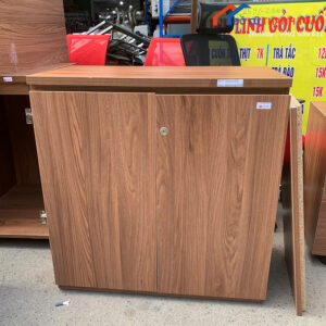Tủ Hồ Sơ Cũ 80CM Hai Cánh Màu Vân Gỗ