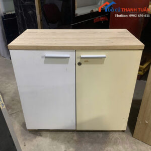 Tủ Hồ Sơ Cũ 90CMx75CM Dáng Thấp Hai Cánh Phù Hợp Công Ty
