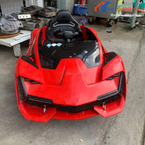 Xe Ô Tô Trẻ Em Cũ Màu Đỏ Kiểu Dáng Thể Thao - XDC02