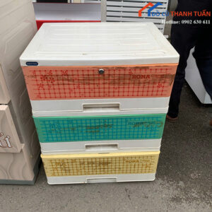 Tủ Nhựa Duy Tân Cũ 3 Tầng Nhiều Màu