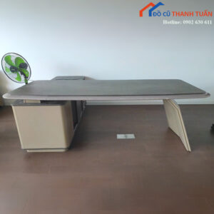 Bàn Giám Đốc Cũ 2M2 Kèm Tủ Phụ Cao Cấp