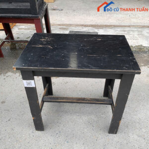 Bàn Gỗ Cũ 40CMx20CM Màu Đen Nhỏ Gọn