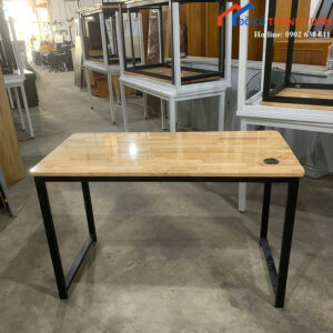 Bàn Làm Việc Cũ 1M2 Mặt Vân Gỗ Gọn Đẹp