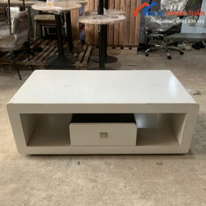 Bàn Sofa Cũ 1M2 Màu Trắng Thiết Kế Hiện Đại