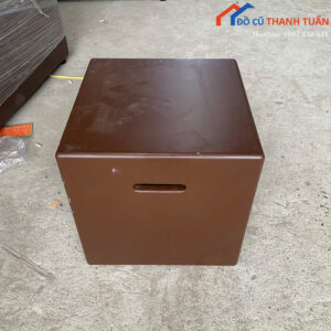 Đôn Gỗ Cũ 40CM Màu Nâu Nhỏ Gọn Đa Năng