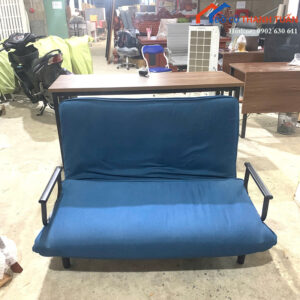Ghế Sofa Giường Cũ 1M9 Màu Xanh Thiết Kế Gọn Gàng