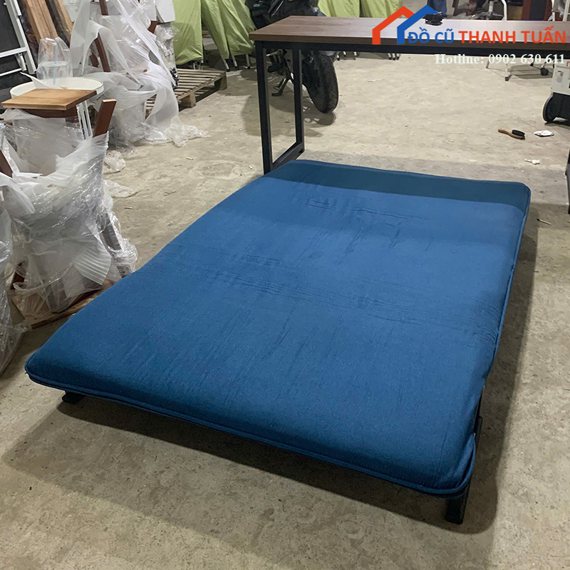 ghe-sofa-giuong-cu-1m9-mau-xanh-thiet-ke-gon-gang-3 Ghế Sofa Giường Cũ 1M9 Màu Xanh Thiết Kế Gọn Gàng