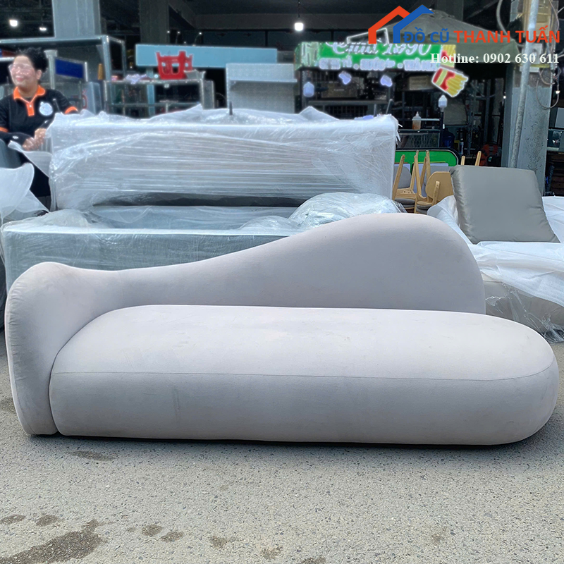 ghe-sofa-thu-gian-cu-boc-ni-mau-xam-doc-dao-2 Ghế Sofa Thư Giãn Cũ Bọc Nỉ Màu Xám Độc Đáo