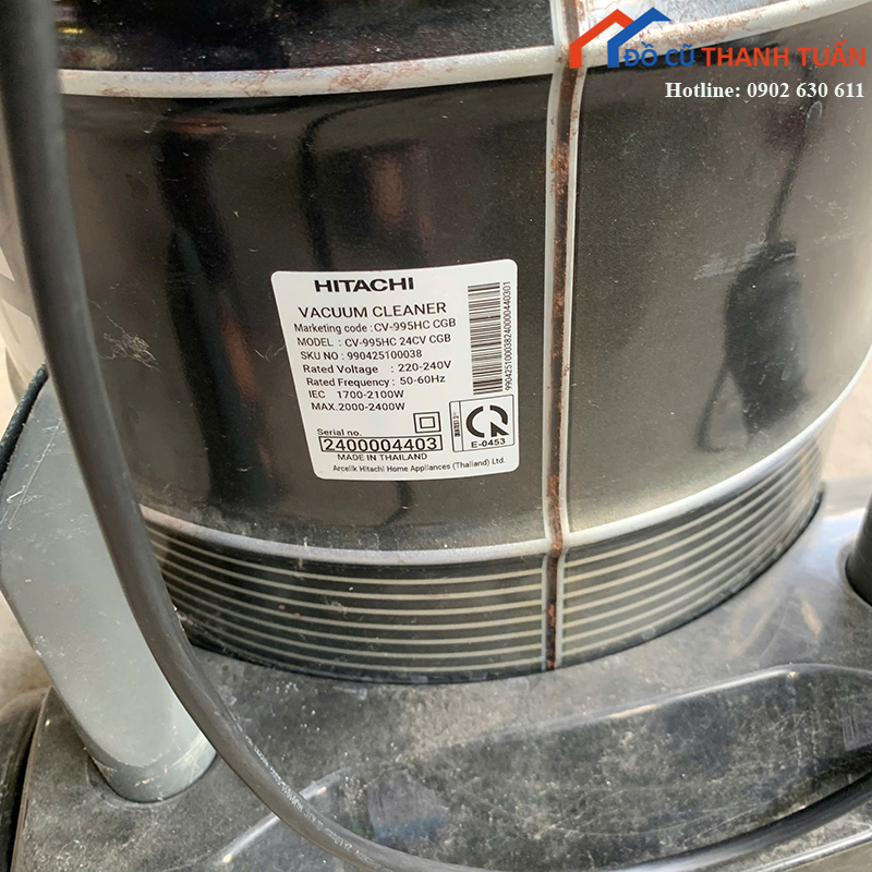 may-hut-bui-cu-hitachi-995hc-cong-suat-lon-2 Máy Hút Bụi Hitachi Cũ 995HC Công Suất Lớn