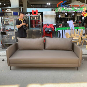 Sofa Băng Cũ 1M9 Màu Nâu Sữa Phong Cách Tối Giản