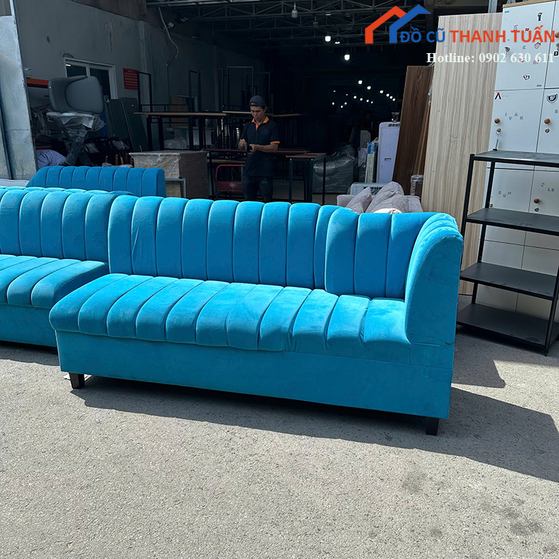 sofa-bang-dai-cu-1m9-boc-vai-nhung-em-ai-cao-cap-2 Sofa Băng Dài Cũ 1M9 Bọc Vải Nhung Êm Ái Cao Cấp