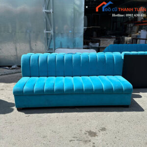 Sofa Băng Dài Cũ 2M Thiết Kế Không Tay Vịn Tối Giản