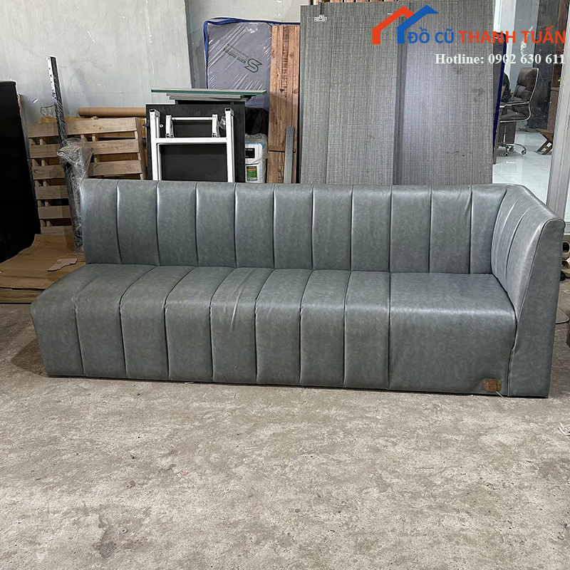 sofa-goc-chu-u-cu-boc-da-mau-xam-hien-dai-5 Sofa Góc Chữ U Cũ Bọc Da Màu Xám Hiện Đại
