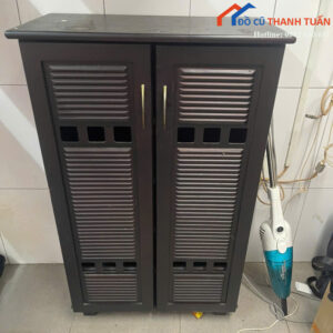 Tủ Giày Dép Cũ 2 Cánh Màu Xám