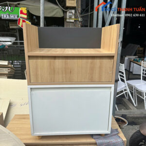 Tủ Hồ Sơ Cũ Kết Hợp Kệ Trưng Bày Tiện Dụng