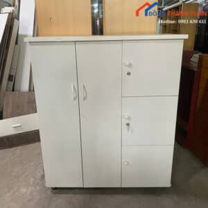 Tủ Hồ Sơ Cũ Màu Trắng Nhiều Ngăn Tiện Dụng